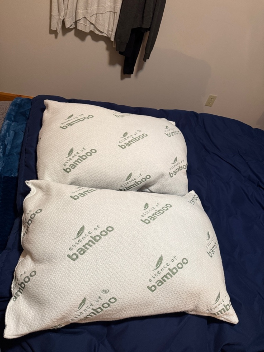 NWOT - Essence of Bamboo Memory Foam Pillows - Jumbo/Queen 2-pack